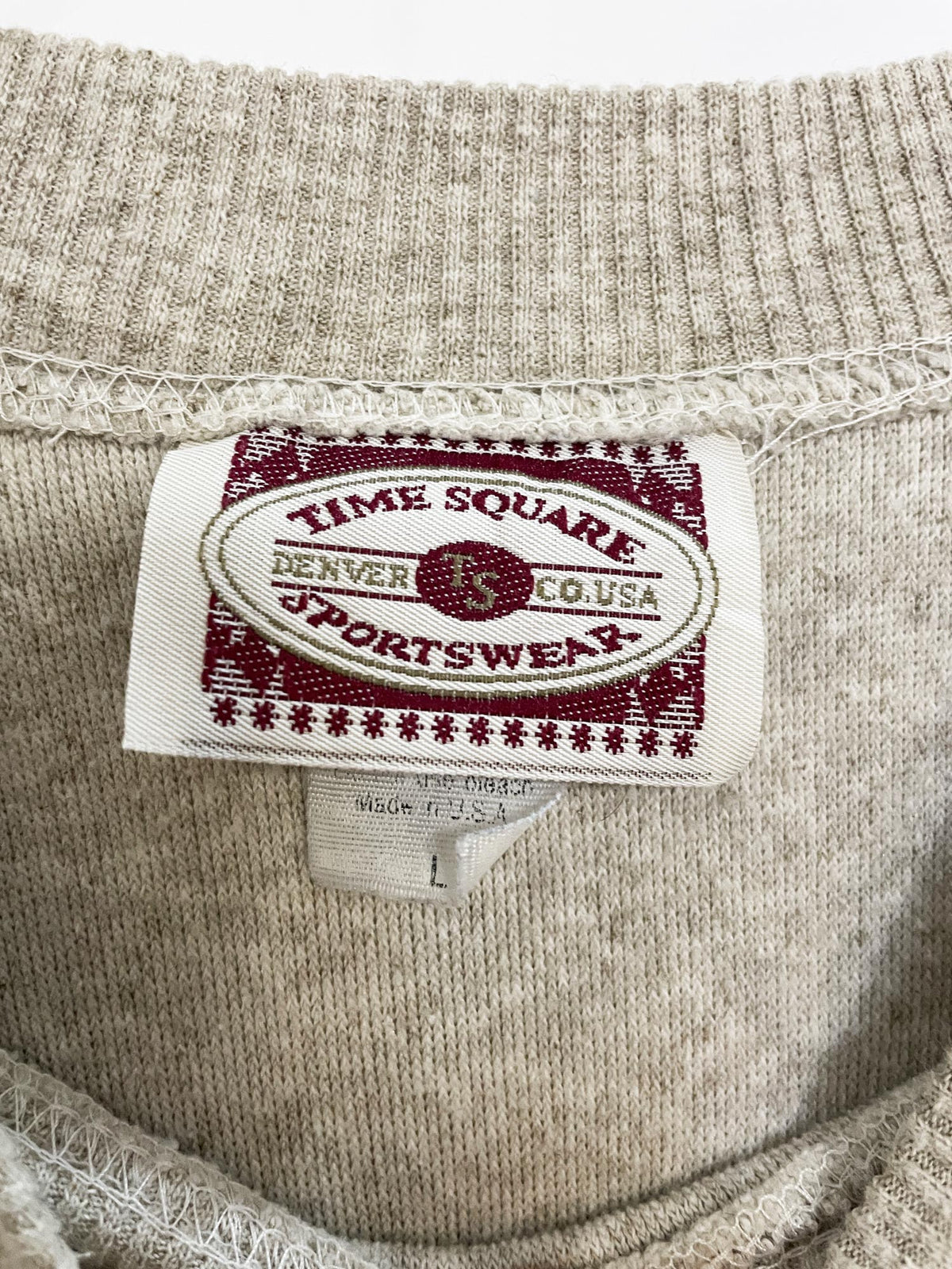 vintage san diego spell out reverse weave sweatshirt | made in USA | time square sportswear