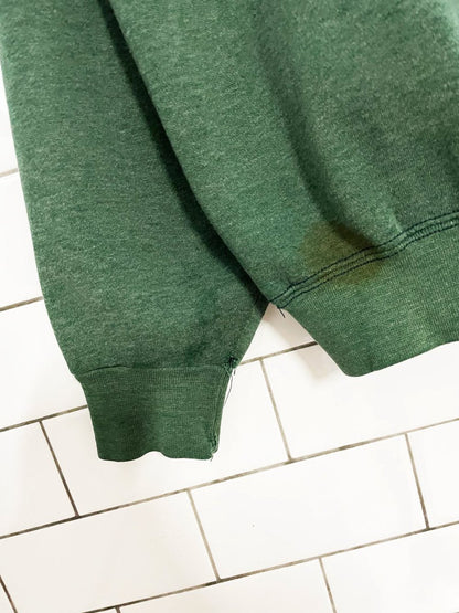 vintage 90s fila leatherette logo sweatshirt | made in Italy - good market thrift store