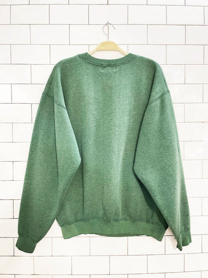 vintage 90s fila leatherette logo sweatshirt | made in Italy - good market thrift store