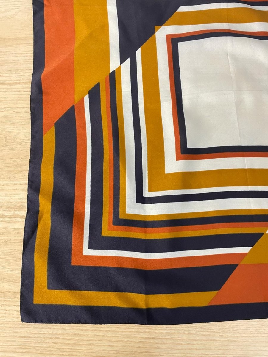 vintage made in italy geo poly scarf - good market thrift store