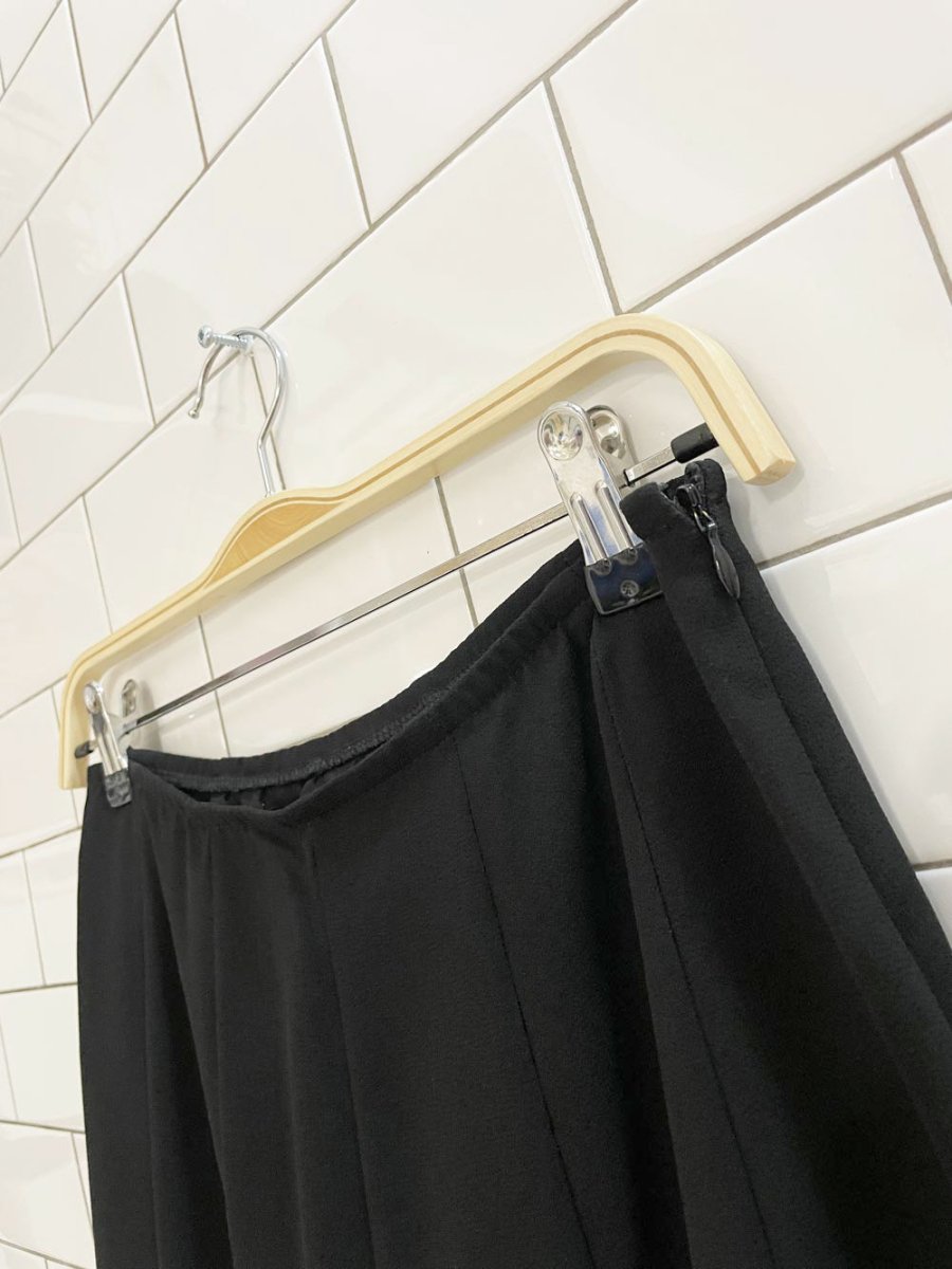 vintage 90s joseph ribkoff chiffon tulip hem midi skirt - good market thrift store