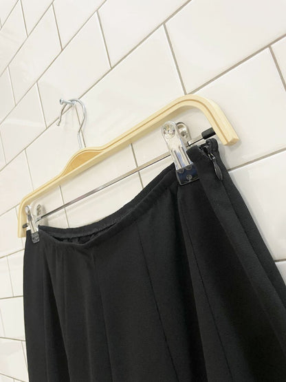 vintage 90s joseph ribkoff chiffon tulip hem midi skirt - good market thrift store