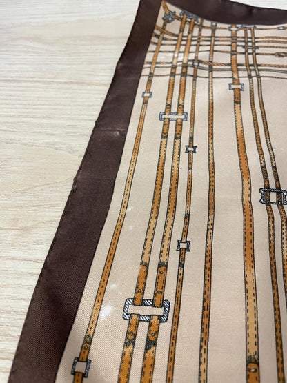 vintage 60s jakymar italy rope + harness poly scarf - good market thrift store