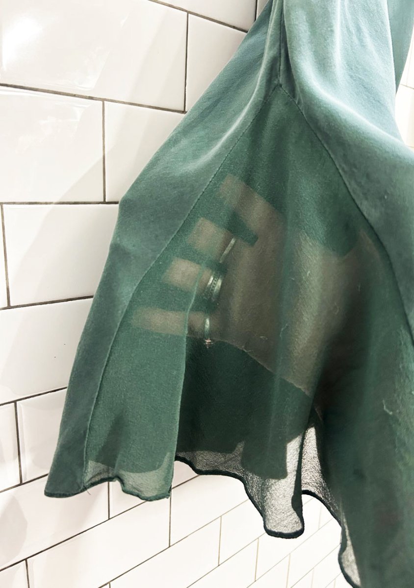 la senza 100% silk lingerie chiffon pleat slip dress - good market thrift store