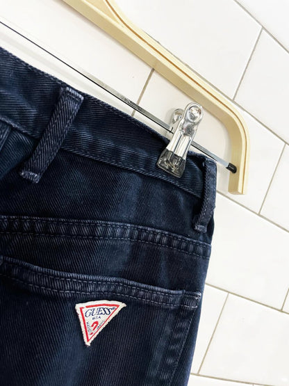 vintage 90s guess high rise straight jeans | made in USA - good market thrift store