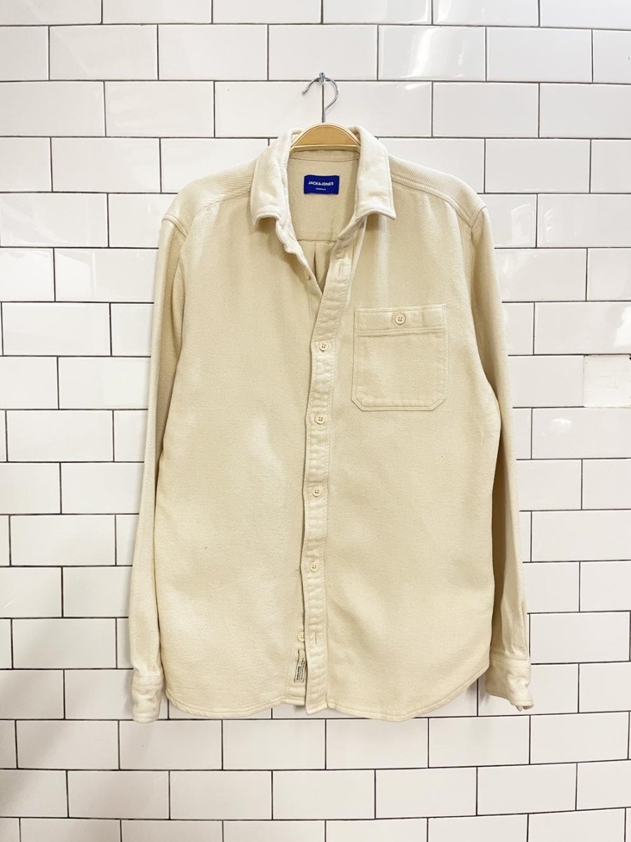 jack & jones twill shirt jacket - good market thrift store