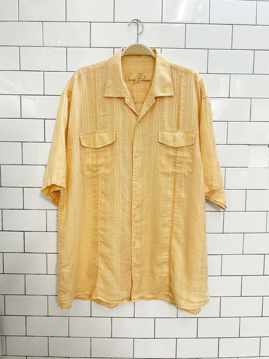 tommy bahama linen short sleeve resort shirt - good market thrift store