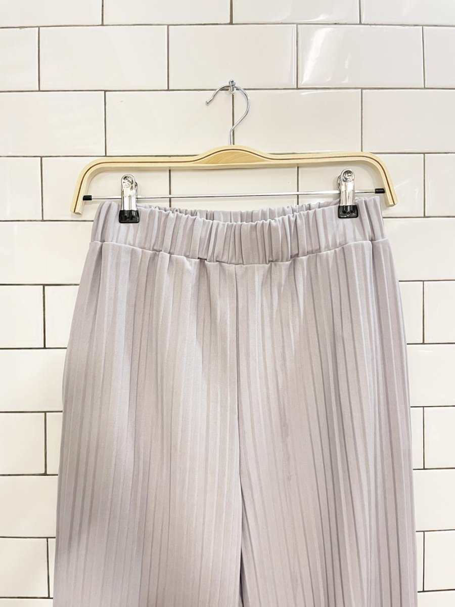 accordion pleated parachute pants - good market thrift store