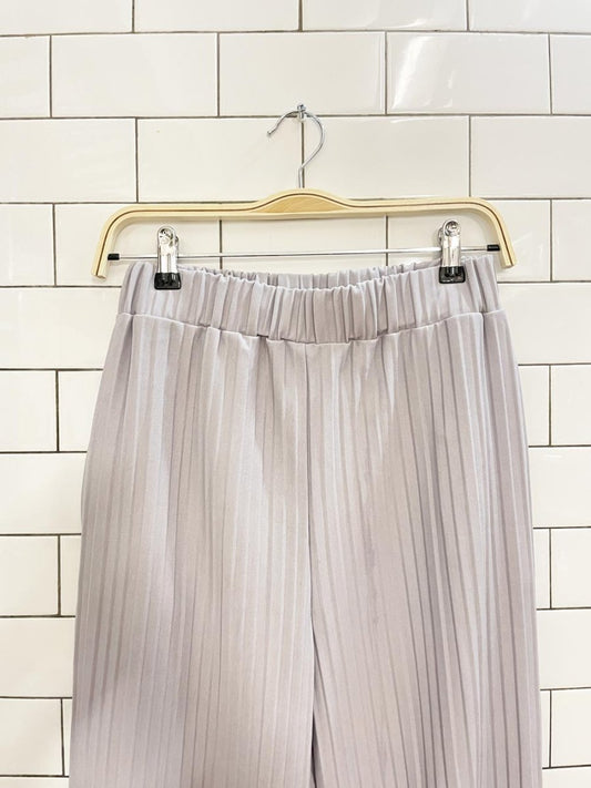 accordion pleated parachute pants - good market thrift store
