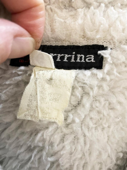 vintage 90s bebe furrrina ltd. sherpa lined hooded denim parka - good market thrift store