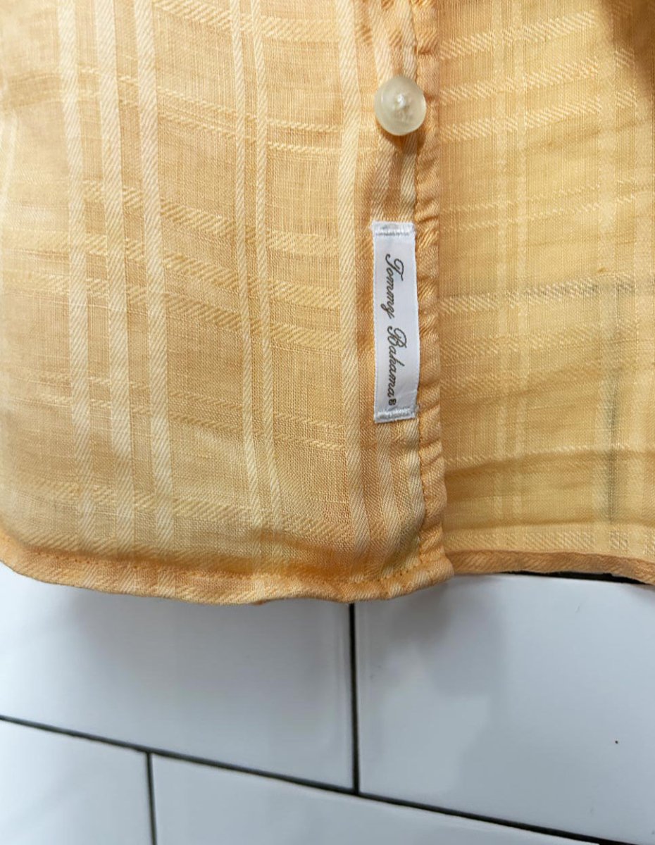 tommy bahama linen short sleeve resort shirt - good market thrift store