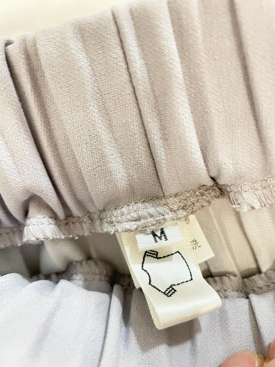 accordion pleated parachute pants - good market thrift store