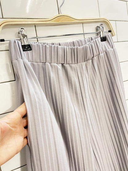 accordion pleated parachute pants - good market thrift store