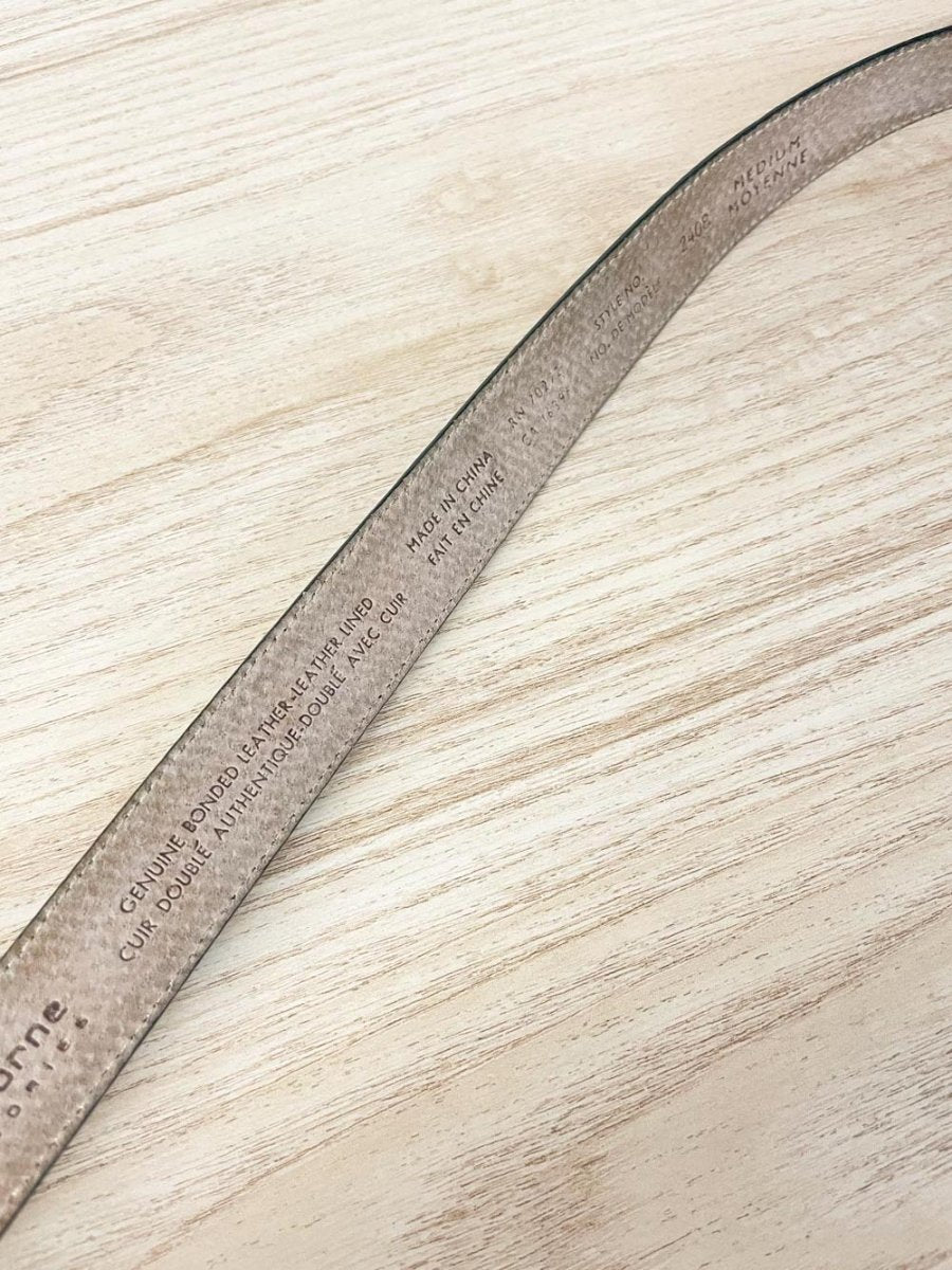 vintage 90s liz claiborne leather belt - good market thrift store