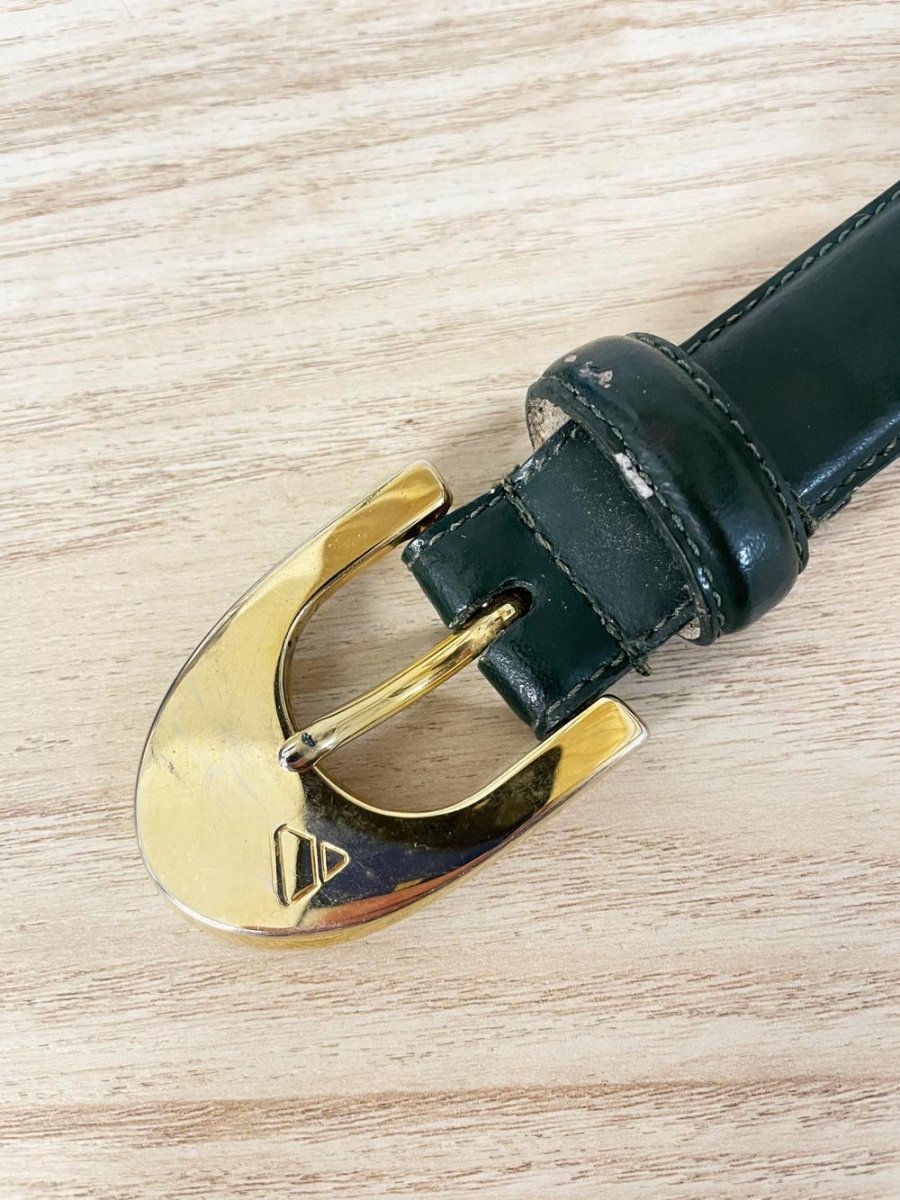vintage 90s liz claiborne leather belt - good market thrift store