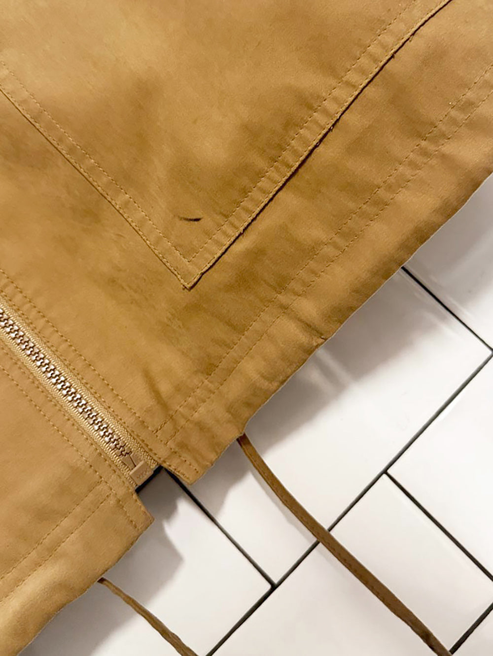 vintage 90s luba paris two-tone full zip hooded light jacket