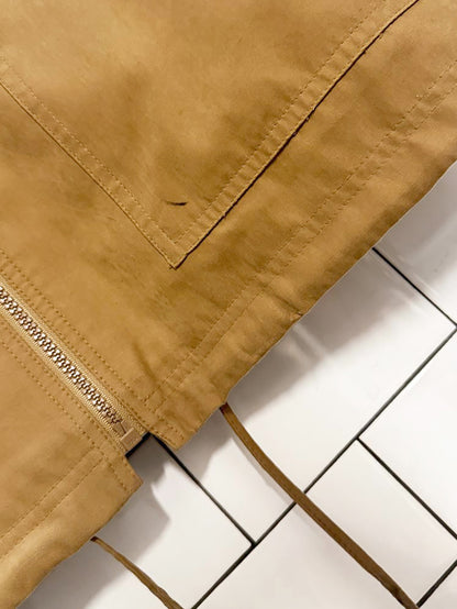 vintage 90s luba paris two-tone full zip hooded light jacket