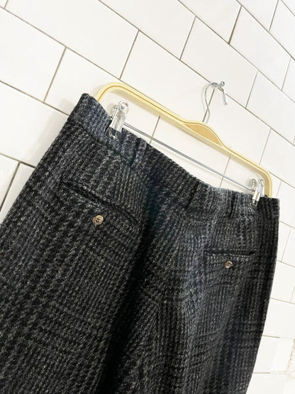 vintage 90s polo ralph lauren wool tweed pleated trouser | made in USA - good market thrift store