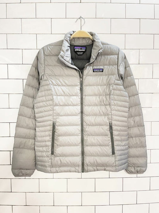 patagonia down sweater | full zip puffer jacket - good market thrift store
