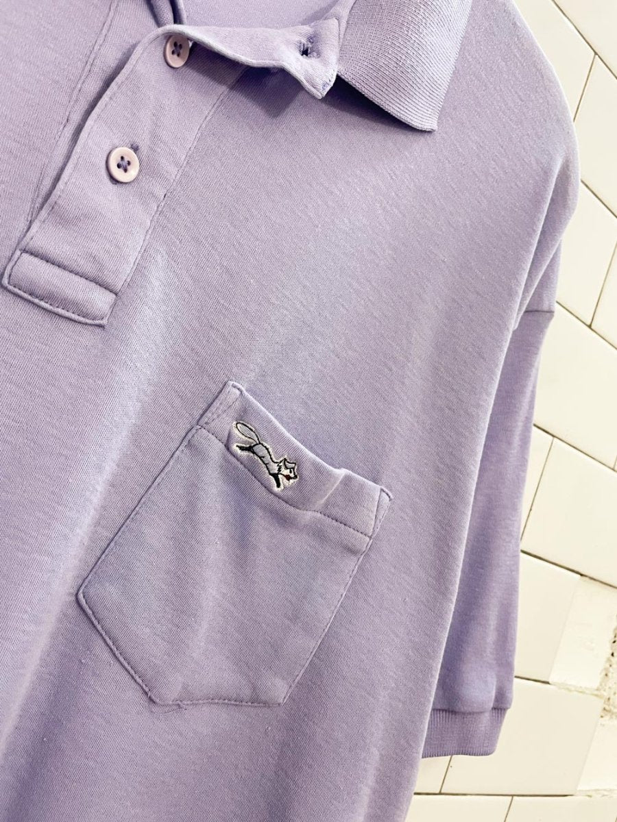 vintage 70s fox brand cropped polo - good market thrift store