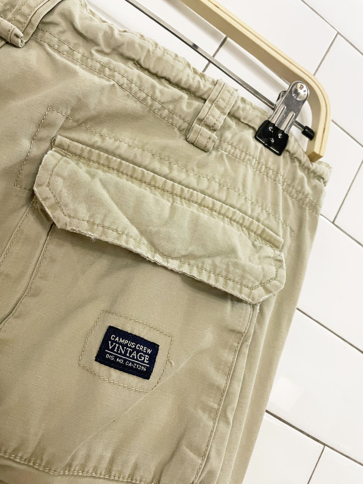 y2k campus crew vintage baggy cargo drawstring pants