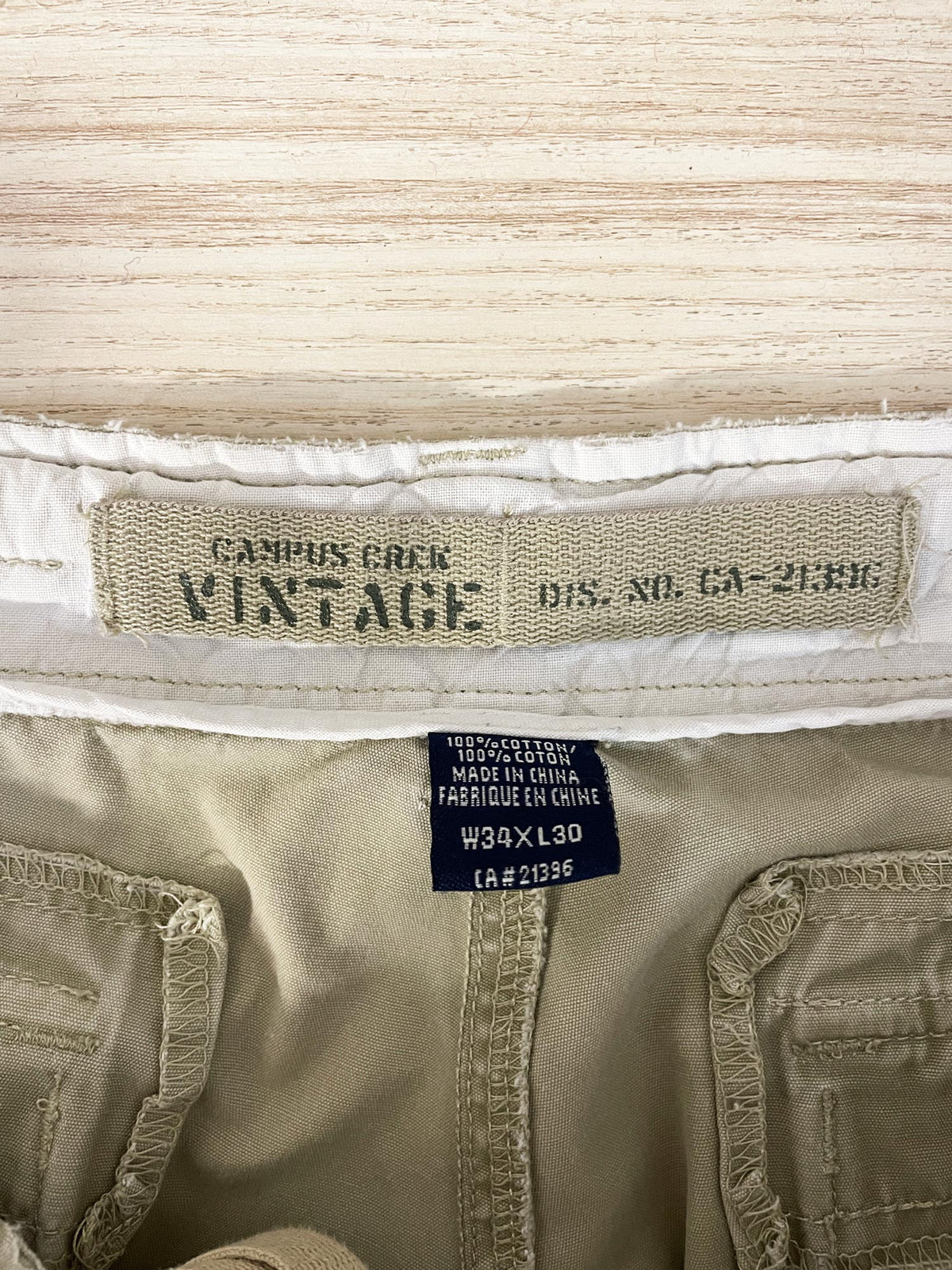 y2k campus crew vintage baggy cargo drawstring pants
