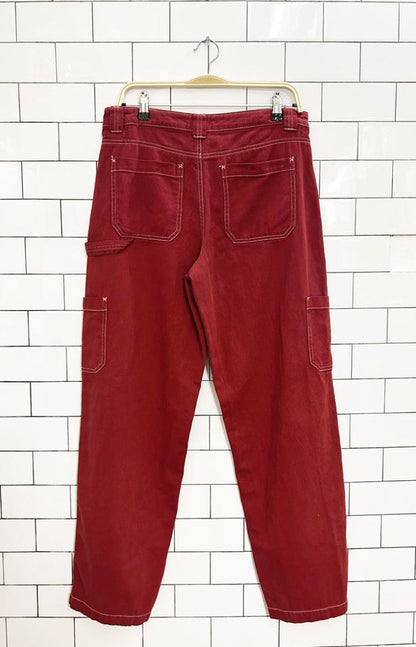 garage baggy leg carpenter pants - good market thrift store