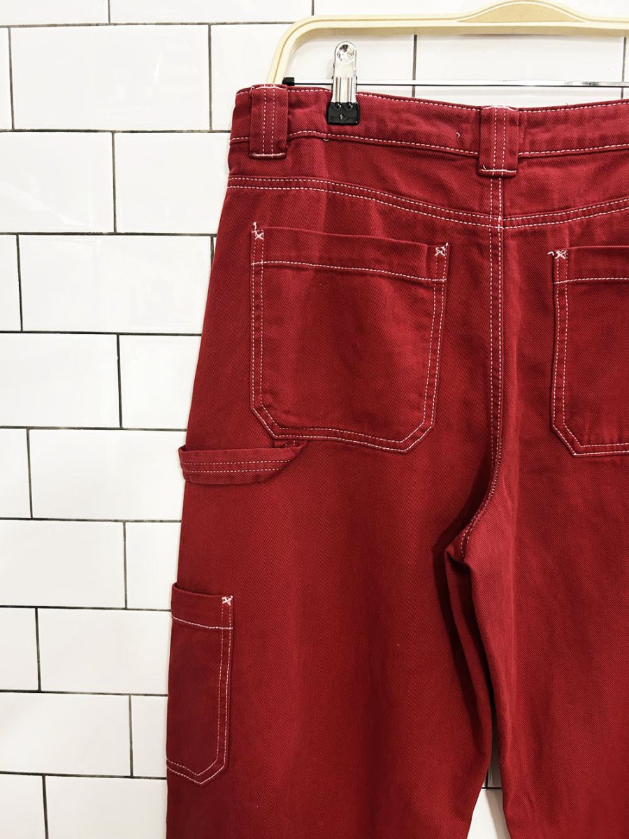 garage baggy leg carpenter pants - good market thrift store