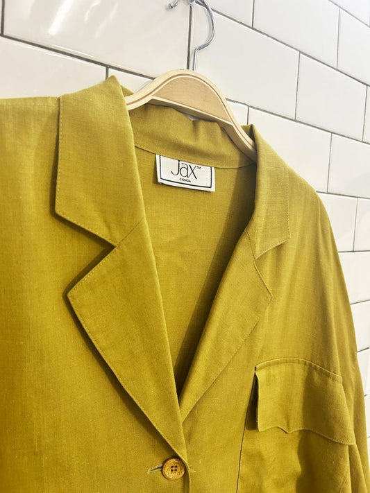 vintage jax casual linen shirt - good market thrift store