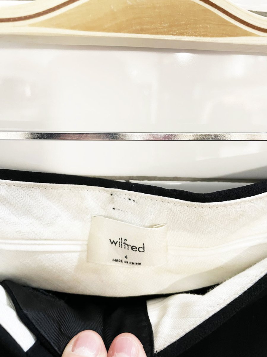 wilfred effortless pleated wide leg trouser | aritzia - good market thrift store