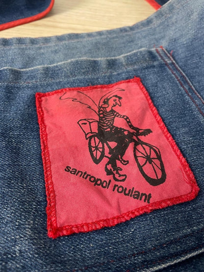 santropol roulant denim tote bag - good market thrift store