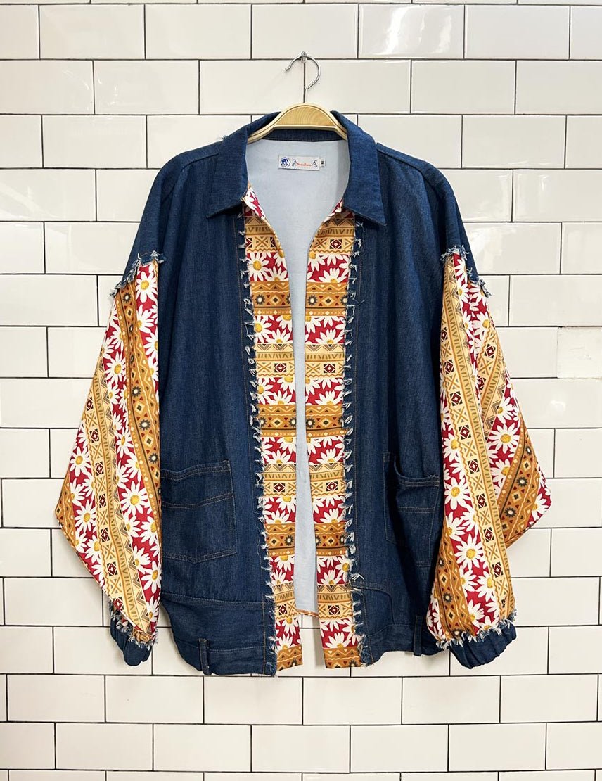 bodo room re - purposed dolmon sleeve jacket - good market thrift store