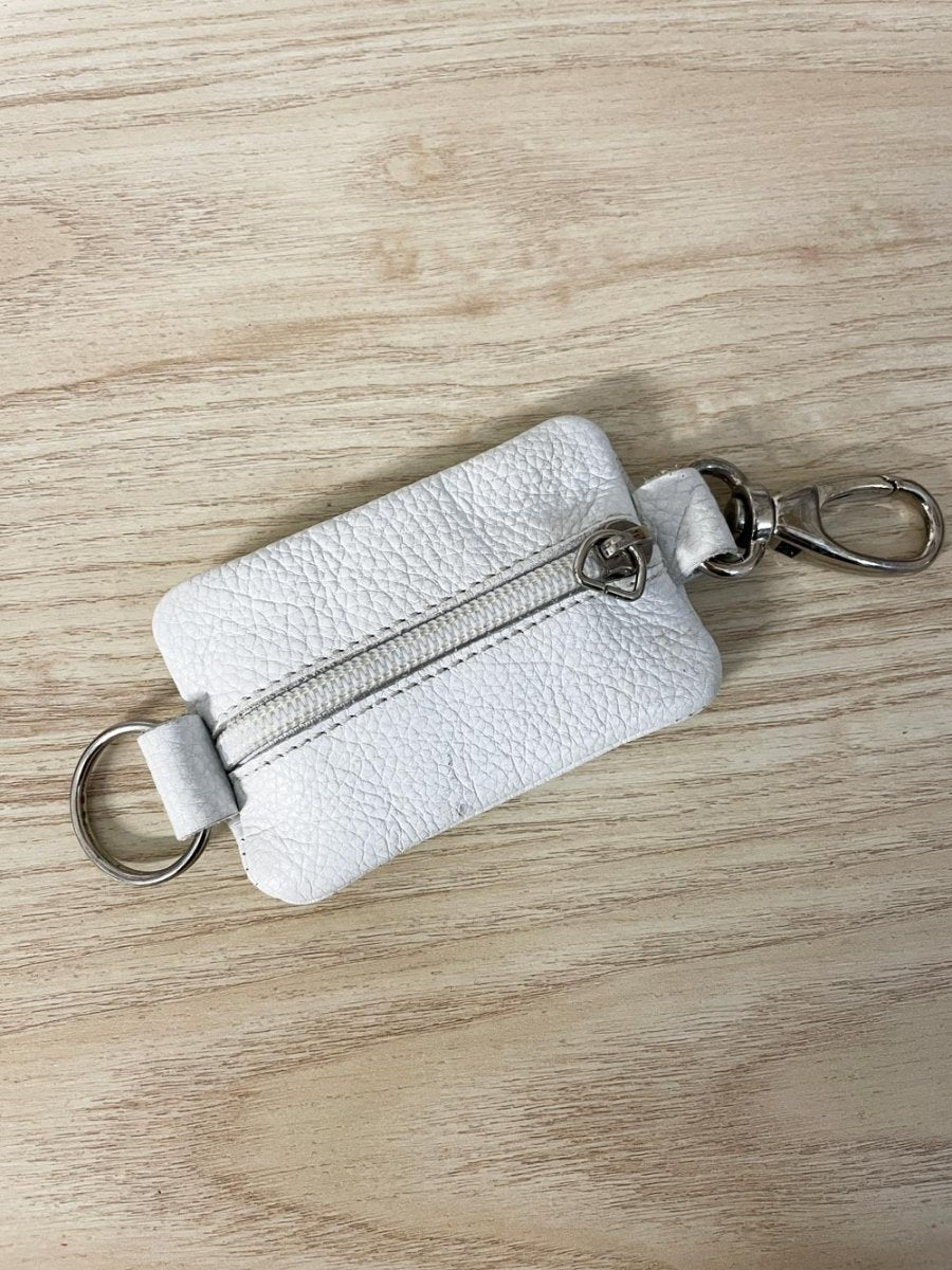 roots leather keychain zip wallet - good market thrift store