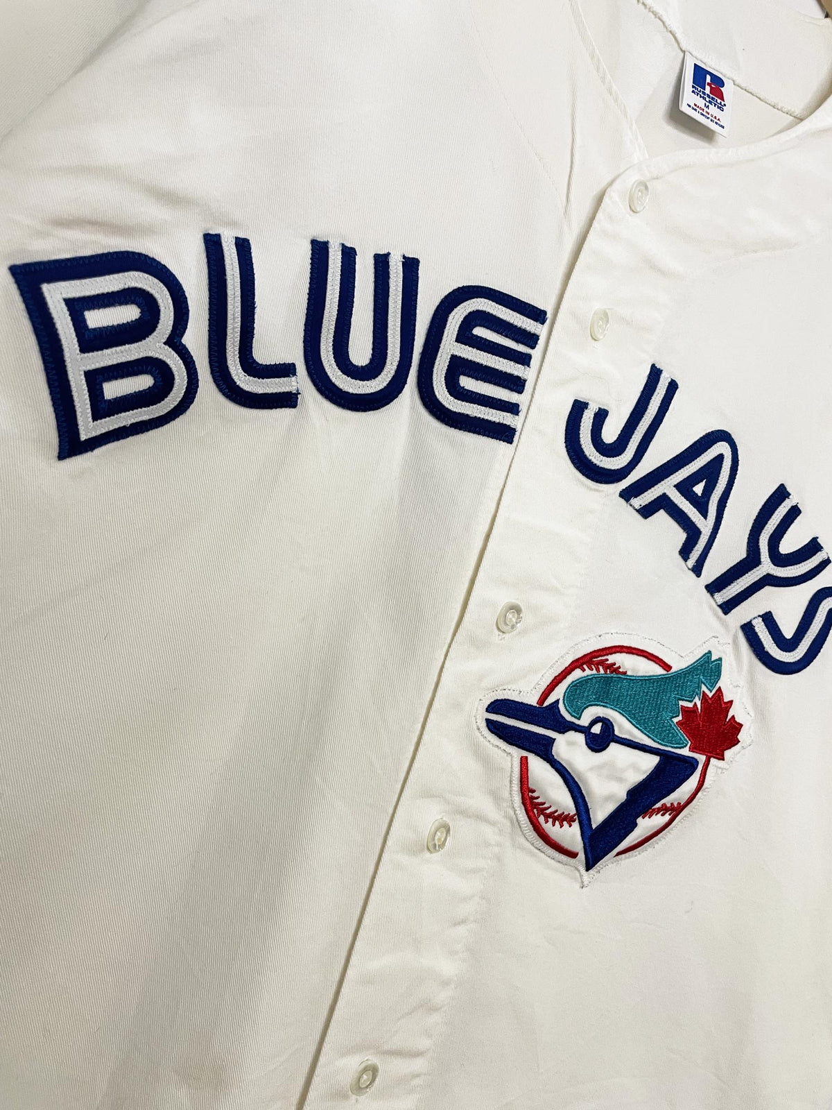 vintage 90s toronto blue jays baseball jersey | russell athletic | made in USA