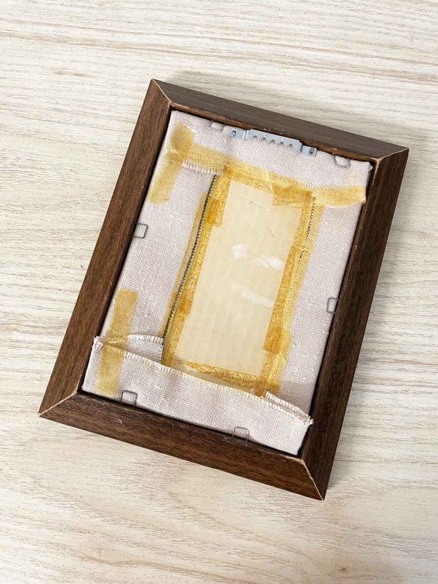 vintage san fran cable car embroidery art - good market thrift store