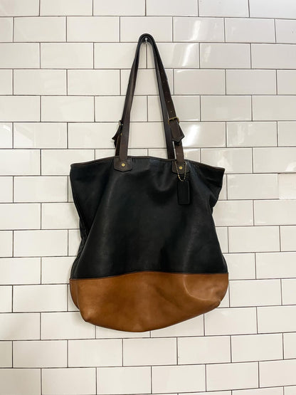 coach bleeker large leather tote - good market thrift store