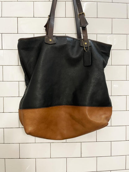 coach bleeker large leather tote - good market thrift store