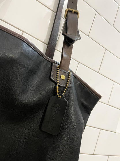 coach bleeker large leather tote - good market thrift store