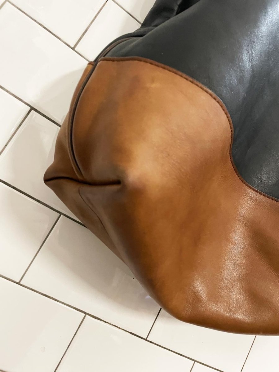 coach bleeker large leather tote - good market thrift store