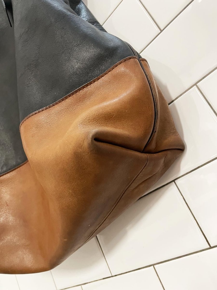 coach bleeker large leather tote - good market thrift store