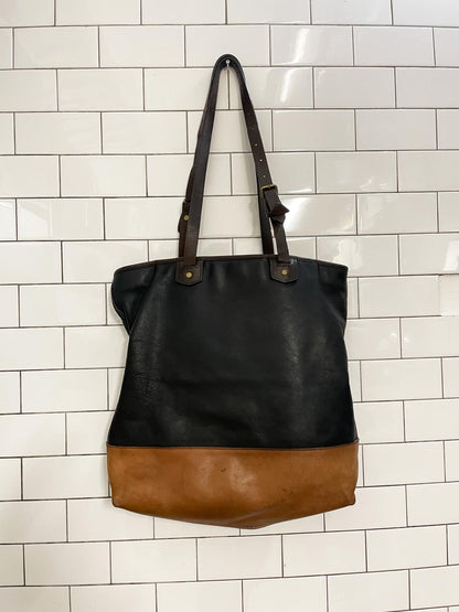 coach bleeker large leather tote - good market thrift store