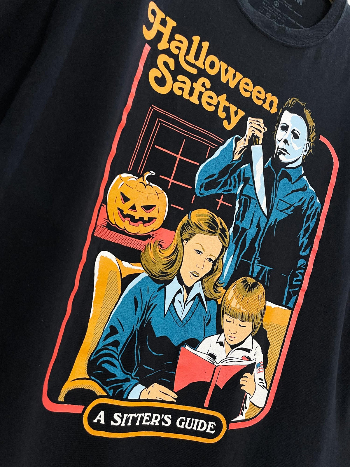 creepy co halloween safety jason mask tee