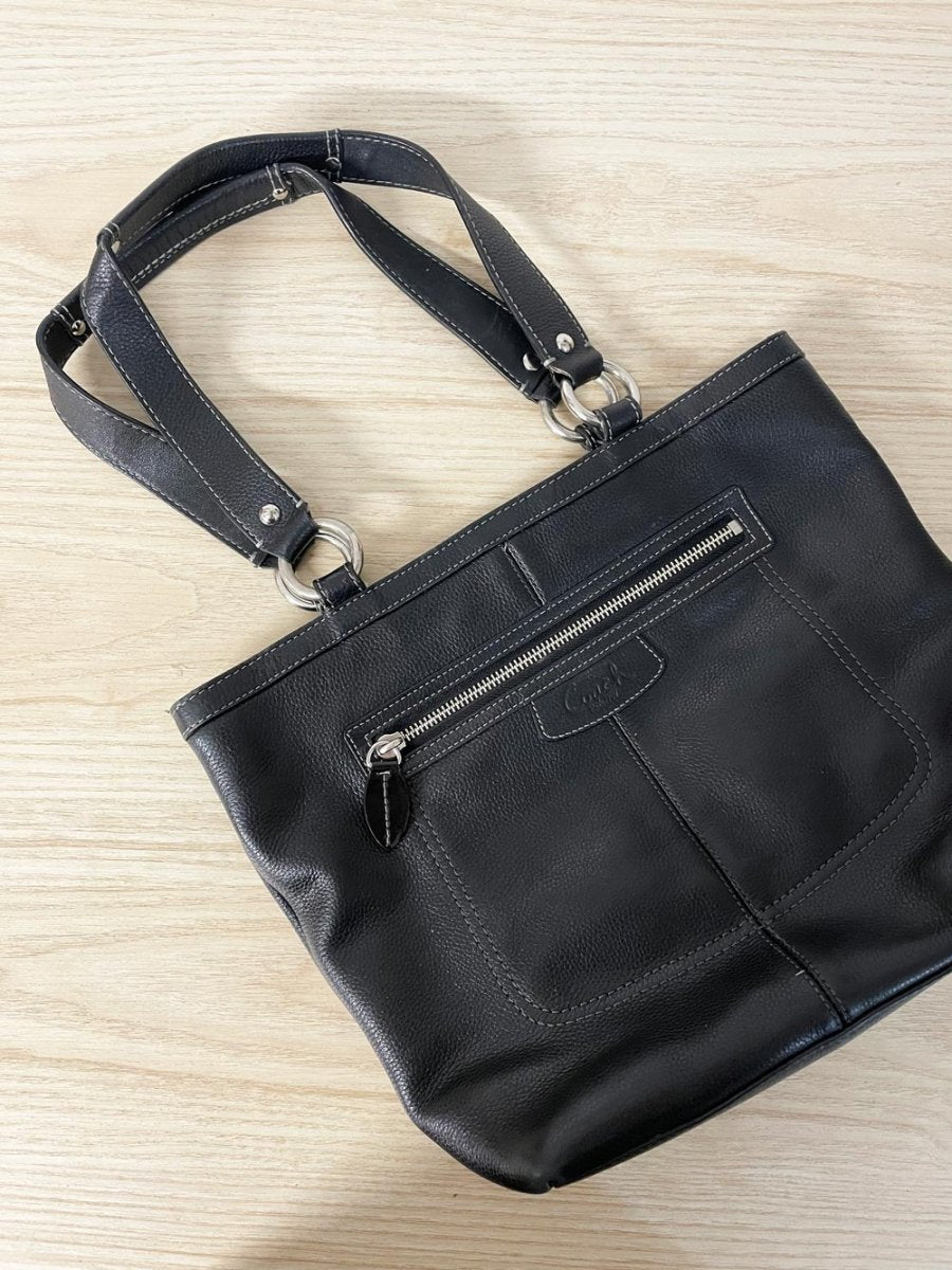 vintage 00s coach penelope leather tote - good market thrift store