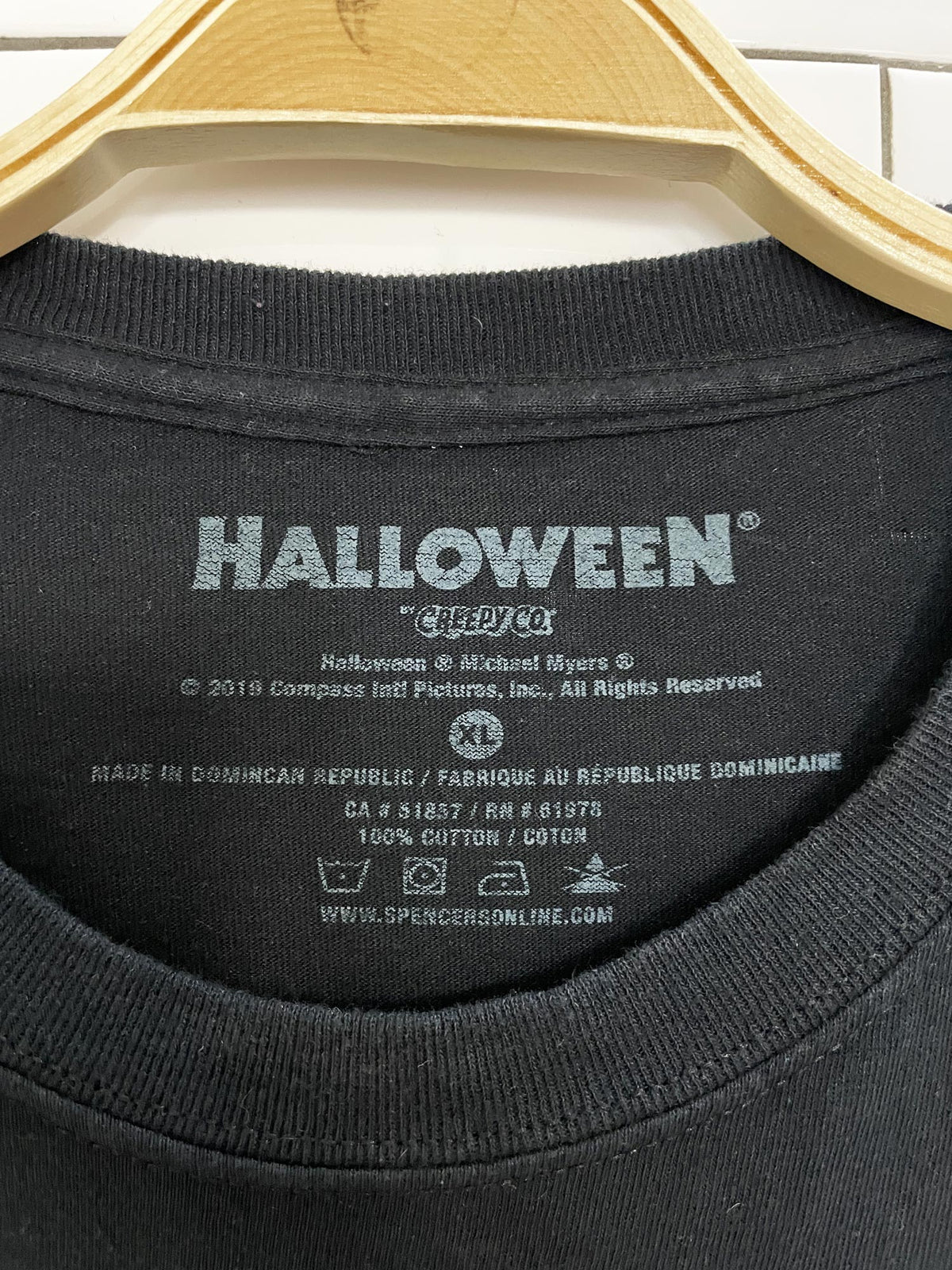 creepy co halloween safety jason mask tee
