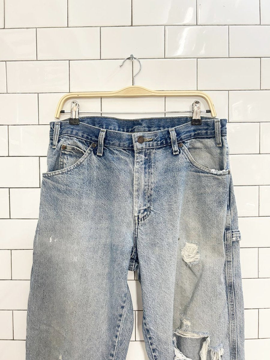 vintage dickies baggy leg carpenter jeans - good market thrift store