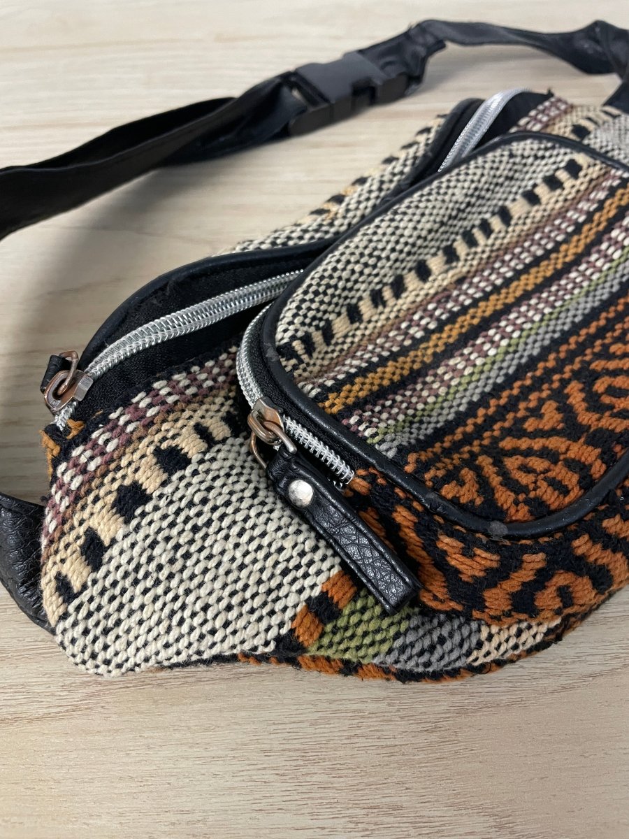 boho woven belt bag - good market thrift store