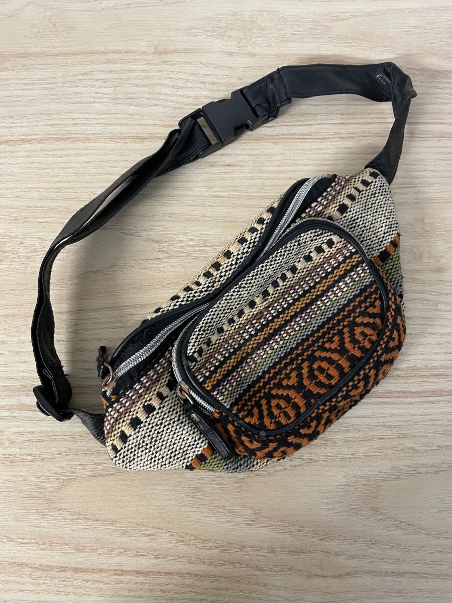 boho woven belt bag - good market thrift store