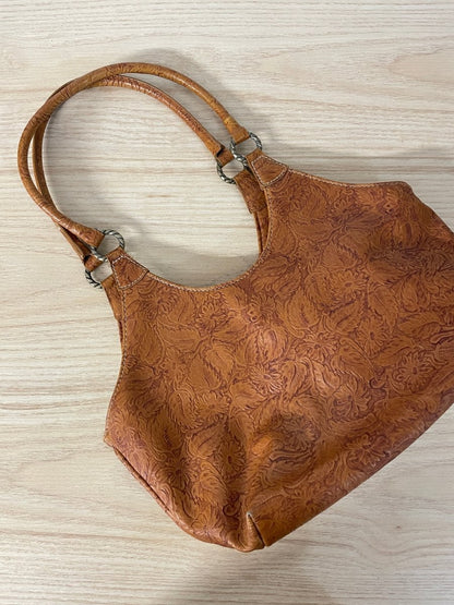 y2k nine west boho tooled leather shoulder bag - good market thrift store