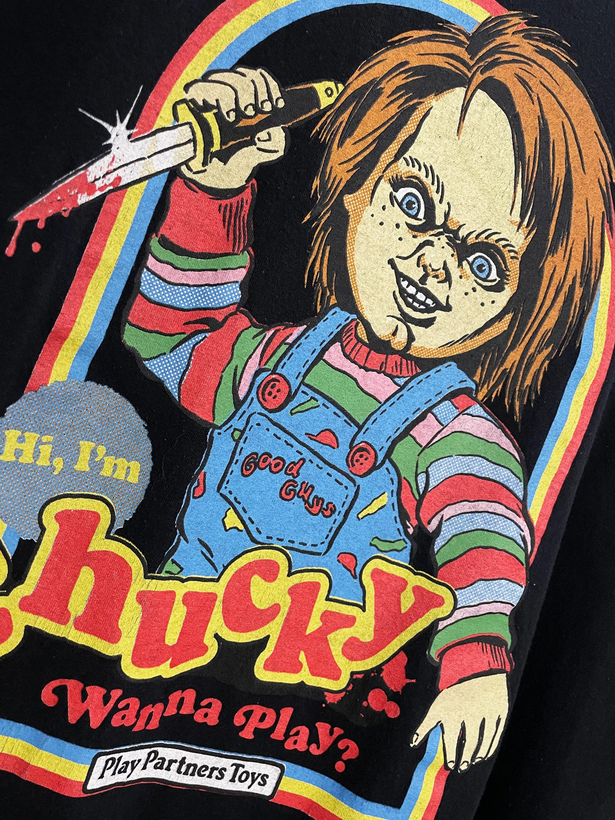 chucky halloween graphic tee
