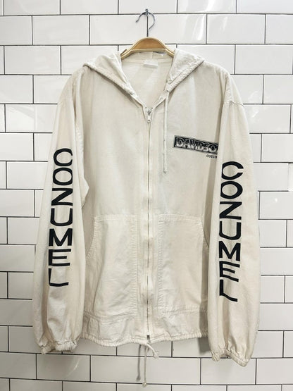 vintage 90s harley davidson cozumel beach hoodie - good market thrift store